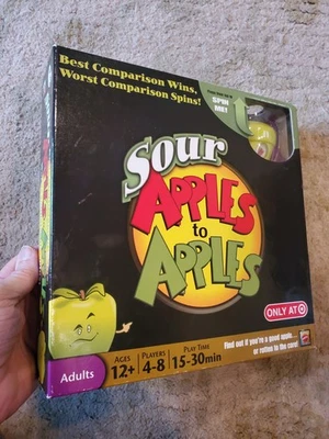 Juego de mesa Sour Apples To Apples fiesta para adultos Mattel 2010 exclusivo de Target NUEVO Foto 1 de 2
