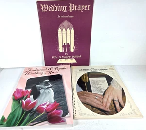 Posten 2 Hochzeit Liederbücher + 1 Noten traditionell klassisch populär Stimme Orgel - Bild 1 von 23