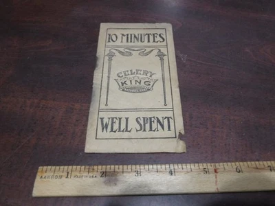 Vintage Celery King Natures cure booklet - Cure-alls - Nervous disorders, etc - Image 1 of 4