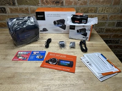 Sony Handycam HDR-PJ350 HD 9.2MP 32GB Video Camera Camcorder Projector Bundle - Image 1 of 4