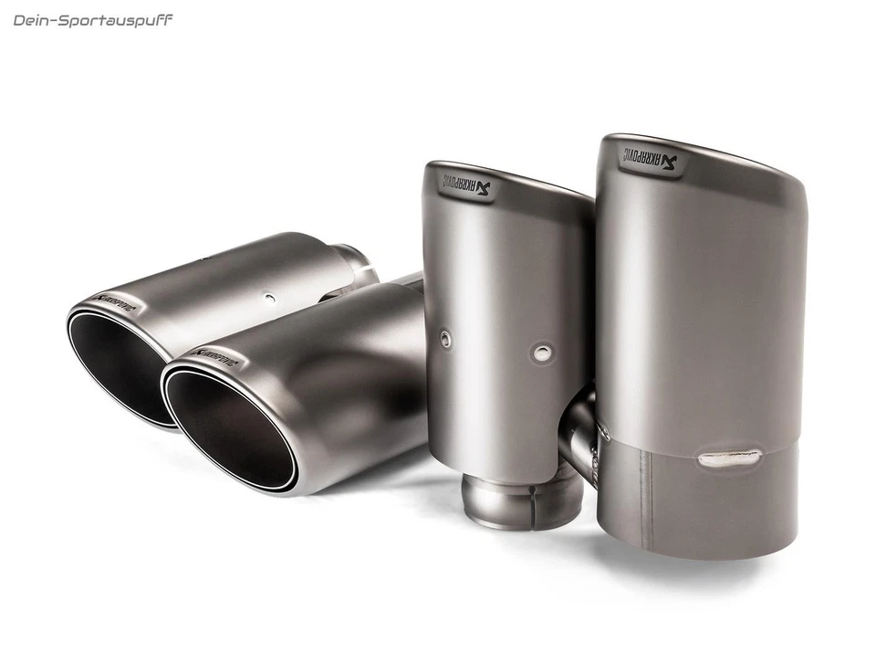 Akrapovic Titan Duplex Sistema Di Scarico Porsche Cayenne Tipo 536 Je 2x - Immagine 1 di 2