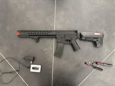 Krytac War Sport LVOA-C Airsoft AEG - Negro - Batería, cargador y cargador incluidos Foto 1 de 2