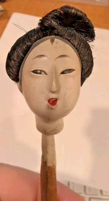 Antique HINA DOLL Emperor figure figurine Meiji period Circa 1850-1899 #B614 - Image 1 of 4