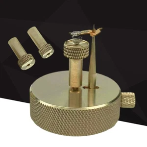 Strumento di regolazione in ottone con supporto per movimento orologio bilanciere ruota hairsprKh - Foto 1 di 9