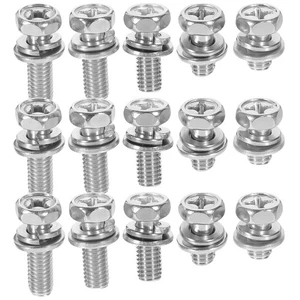 External Hexagon Screw Stainless Bolt Machine Screws Assortment Kit - Picture 1 of 12