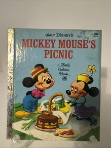 1972 A Little Golden Book Walt Disney's Mickey Mouse's Picnic - Picture 1 of 3