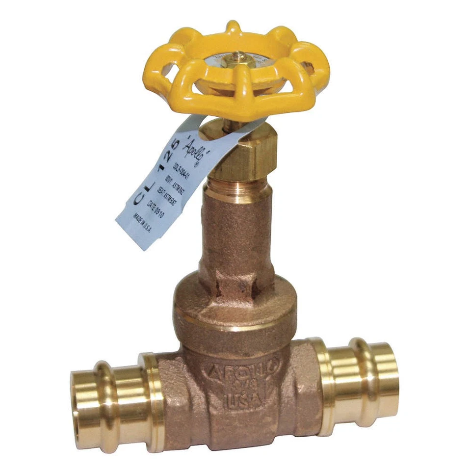 APOLLO 30LF03401PR Gate Valve,3/4",Bronze,Press 36N637 - Image 1 of 1