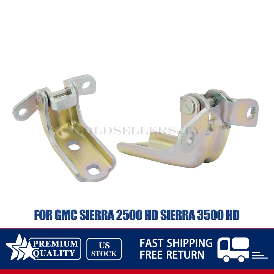 For GMC Sierra 2500 HD,Sierra 3500 HD Pair Door Hinge Lower & Upper - Image 1 of 4