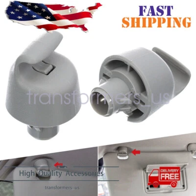 2x Soporte de clip de retención de parasol para Nissan Altima Infiniti QX60 QX56 JX35 Foto 1 de 4