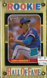 Greg Maddux Buy 1-50% OFF 2nd Cubs Braves HOF 1987-92 42 Cards Available - Picture 1 of 18