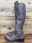 Bed Stu Cobbler Series Brown Tall Leather Riding Boots Women's Size US 8.5