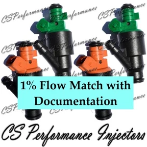 1% Flow Match Bosch Fuel Injectors Set (4) 0280150502 for 1995-2002 Kia 2.0L I4 - Picture 1 of 9