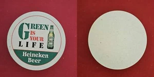 Heineken Beer Round Green is Your Life Brewery Beer Lid Beer - Picture 1 of 1