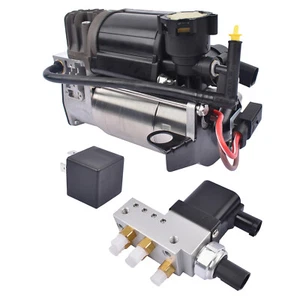 Luftfederung Kompressor + Ventilblock + Relais Für Mercedes-Benz W211 C219 E200 - Bild 1 von 7