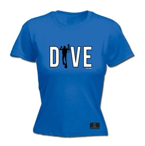 Scuba Diving Ow Dive - Womens T Shirt Funny T-Shirt Novelty gift tshirt - Picture 1 of 7