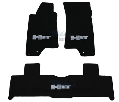 JUEGO DE ALFOMBRILLAS LLOYD MATS Classic Loop de 3 piezas logotipos plateados Hummer H3T 2009 a 2010 Foto 1 de 4