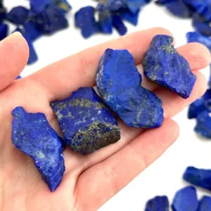 Natürlicher blauer Lapislazul grober Posten zum Schneiden und Herstellen von Stein 15 - 30 mm - Bild 1 von 6