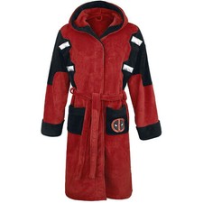 Highly Collectable Deadpool Stylized Excellent Quality Fleece Bathrobe Costume