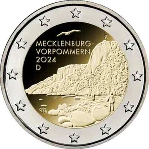 Germany - 2 Euro Commemorative 2024 Mecklenburg-Western Pomerania  FREE SHIPPING - Picture 1 of 3