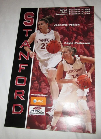 STANFORD CARDINAL 2009 POSTER Women's Basketball Jeanette Pohlen Kayla Pedersen Cover