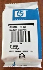 Original Hewlett Packard Printer Ink Cartridge HP 301 CH562EE Tri-color - Bild 1 von 1