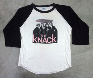 THE KNACK Los Angeles Forum March 30, 1980 3/4 Sleeve Concert T-Shirt Jersey