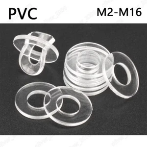 Kunststoff PVC Polyvinylchlorid Transparente Unterlegscheibe M2 M3 M4 M5 M6-M16 - Bild 1 von 5