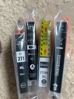 CLI-271 XL Black Ink for Canon PIXMA MG5720 MG5721 MG5722 MG6820 - Image 1 of 2