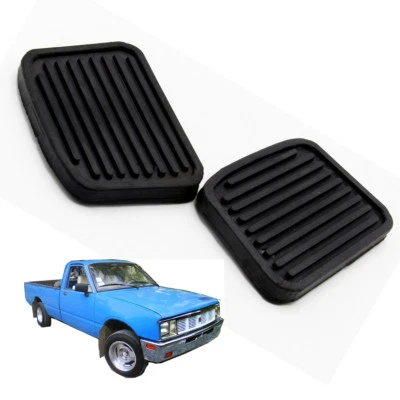 Pedal Pad Rubber Brake Clutch Black 2 Pc For Isuzu Kbd Kb20 Pickup 1972 - 1988 Foto 1 de 4