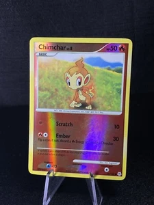Chimchar 76/130 - [NM] - Reverse Holo - Diamond & Pearl Base Set Pokémon TCG - Picture 1 of 8