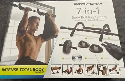 Body Building System, 7 in 1 Workout Home Gym Fitness Building Exercise - Image 1 of 3