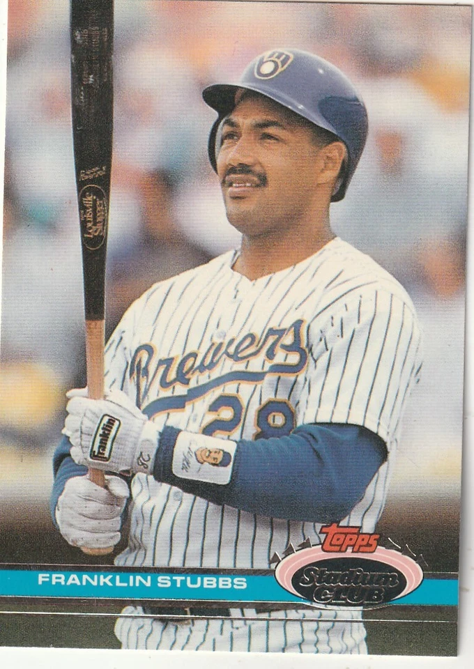 FREE SHIPPING-MINT-1991 Topps Stadium Club Franklin Stubbs #461 PLUS BONUS CARDS - Image 1 of 1