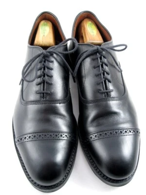 Allen Edmonds  "FIFTH AVENUE" Men's Cap-Toe Oxfords 11 D Black DAINITE (598N) - Image 1 of 4