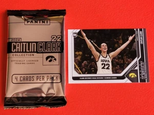 CAITLIN CLARK COLLECTION 1 PACK 4 CARDS W/ POSSIBLE AUTO & FOIL SP + 2024 RC - Picture 1 of 9