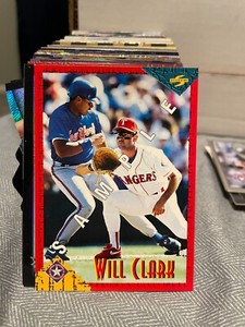 1994 Score Rookie/Traded Samples #RT1 Will Clark rangers!