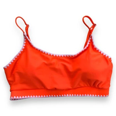 Top de baño bikini naranja talla grande nuevo sin etiquetas Foto 1 de 4