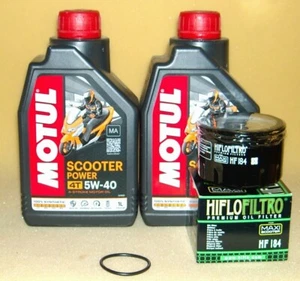 Motul Scooter Power 5W40 Öl + Ölfilter APRILIA Scarabeo 400+500ccm ab 2002 - Bild 1 von 1