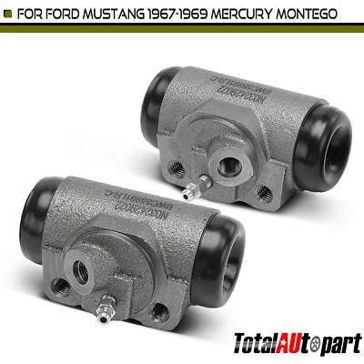 2 цилиндра барабанного тормоза колеса для Ford Mustang 67-69 Mercury Montego 68-69 передние - Изображение 1 из 4