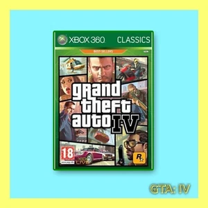 Grand Theft Auto IV (Microsoft Xbox 360, 2008) SCHNELLER VERSAND - Bild 1 von 1