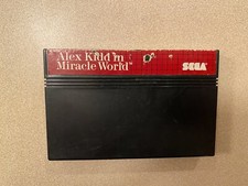 ALEX KIDD IN MIRACLE WORLD SEGA MASTER SYSTEM TESTED