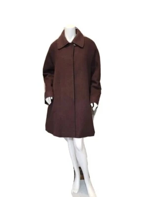 Fleurette 100% Camel Hair Coat Loro Piana & C Italy Sz 12 (46" bust) Slim Arms - Image 1 of 4