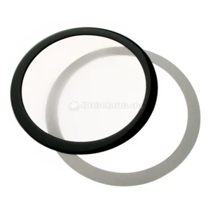 DEMCiflex Staubfilter 200mm, rund - schwarz/weiß - Bild 1 von 1