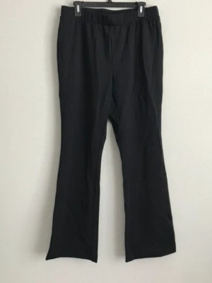 Pantalones Isaac Mizrahi Regular Crepe Ponte Baby Bootcut - Negros (Talla S) a621245 - Foto 1 de 4
