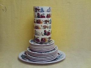 19pc R.B. Bernarda Portugal Serving Floral Pink Trim - Williams Sonoma - Picture 1 of 10