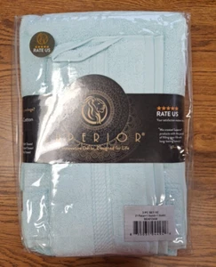 Superior Egyptian Cotton 3-piece Towel Set Seafoam - Picture 1 of 1