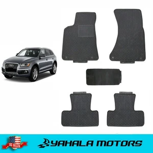 Black Floor Mats for 2009-2017 Audi Q5 All Weather Set Rubber All Season - Bild 1 von 5