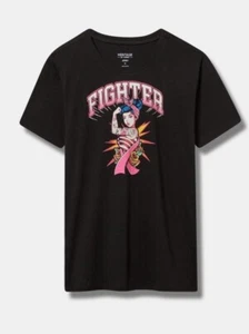 Torrid~~Concientización sobre el cáncer de mama~~~ Camiseta de luchador~~NUEVA CON ETIQUETAS - Imagen 1 de 5