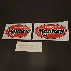 HONDA Z50 MONKEY BIKE PETROL TANK STICKERS DECALS - Picture 1 of 1
