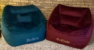 Personalised bean lounge chair. Brand new. British made, plush velvet. - Picture 1 of 4