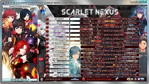 SCARLET NEXUS TRAINER CHEATS MODS TRICKS CODES FREE UPDATE SOFTWARE CHEAT MOD - Foto 1 di 2